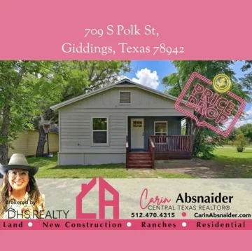 4realtyonly.com Carin Absnaider new listing 709 S Polk St Giddings