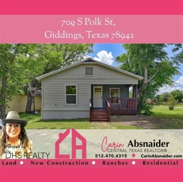 Carin Absnaider 709 S Polk St, Giddings