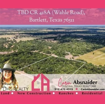 Carin Absnaider CR 418A Wahle Road, Bartlett