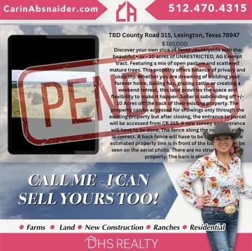 Carin Absnaider SMC COUNTY RD 315 LEXINGTON